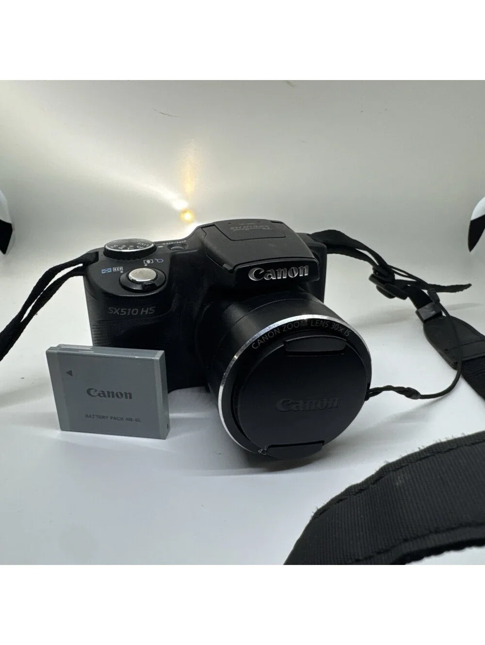 Canon PowerShot SX510 HS 12.1MP Digital Camera Black w/30x Zoom Bundle READ